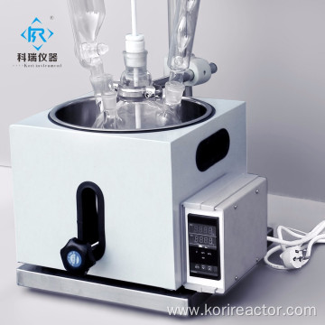 5L Single Layer Glass Reactor - Lab Instrument